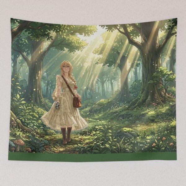 Item preview, Violet Evergarden Forest Walk designed and sold by HaruVibe-Studio.