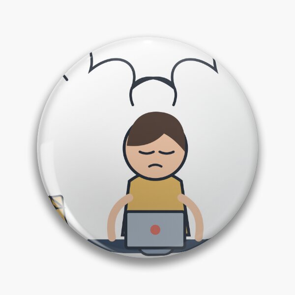 Item preview, Professional Overthinker – Funny Office Work Humor designed and sold by FlamoArt.