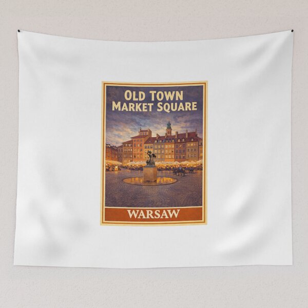 Item preview, Old Town Market Square designed and sold by BoKev.