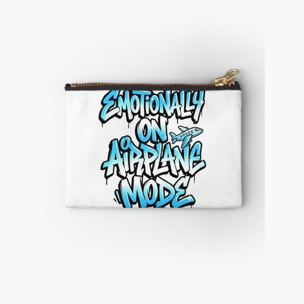 Item preview, Emotionally On Airplane Mode Funny Quote designed and sold by StickVerse by Owais.