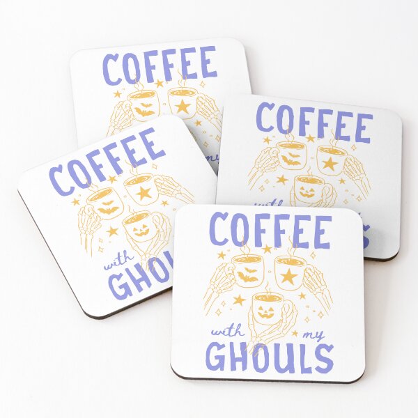 Item preview, Halloween Coffee Drinkers Skeleton designed and sold by wesdesignshop.
