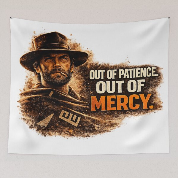 Artikelvorschau, Out of Patience. Out of Mercy. entworfen und verkauft von Bernd Friese.