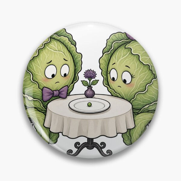 Item preview, Awkward Cabbage First Date designed and sold by GoverArt.