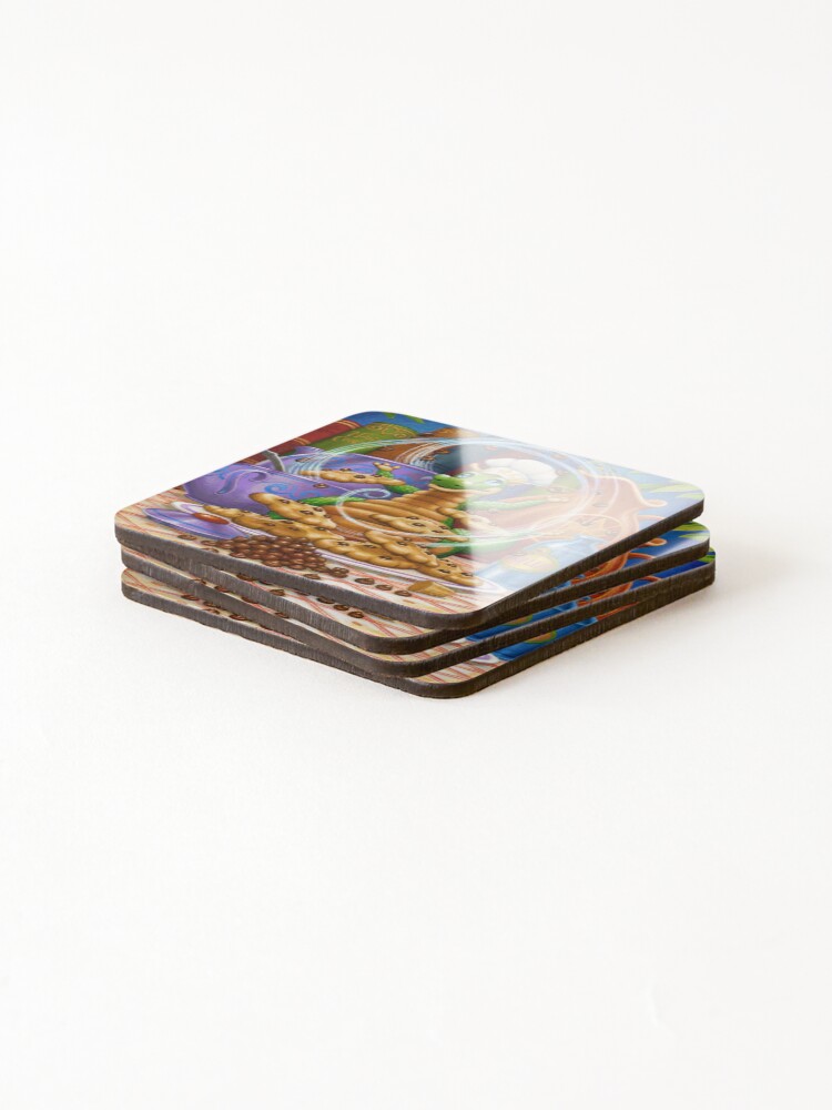 Thumbnail 4 of 5, Coasters (Set of 4), Conjuring Cookies designed and sold by RandalSpangler.