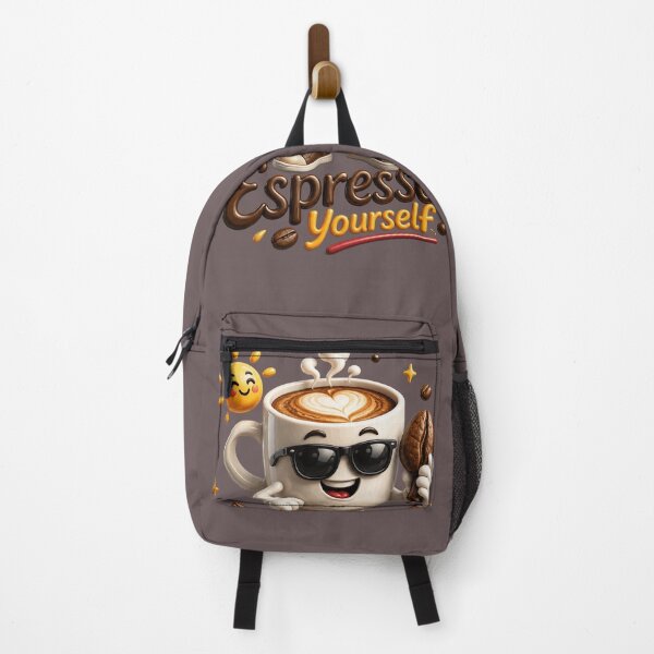 Item preview, Espresso Yourself | Cute Coffee Mug Mascot | TinyHeroLab designed and sold by TinyHeroLab.