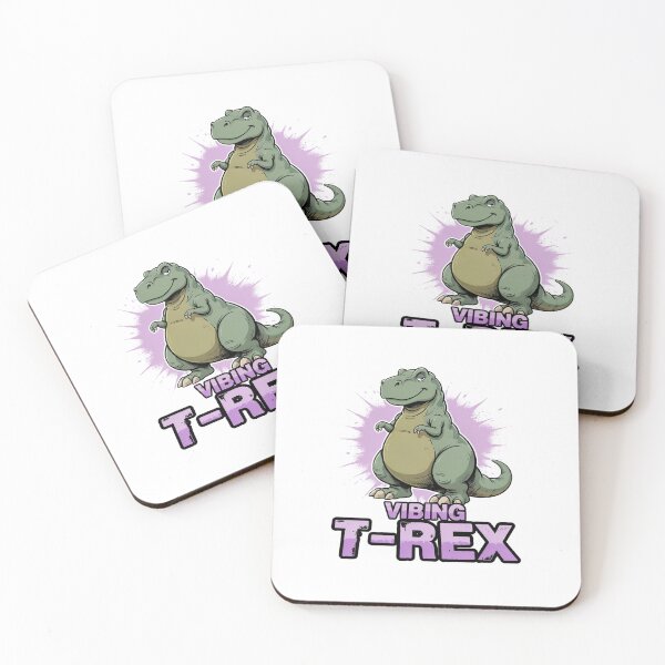 Item preview, Relaxed Tyrannosaurus Prehistoric Reptile Cartoon designed and sold by ColeLaniTrading.