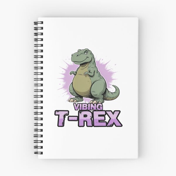 Item preview, Relaxed Tyrannosaurus Prehistoric Reptile Cartoon designed and sold by ColeLaniTrading.