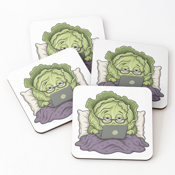 Item preview, Working From Bed Cabbage designed and sold by GoverArt.