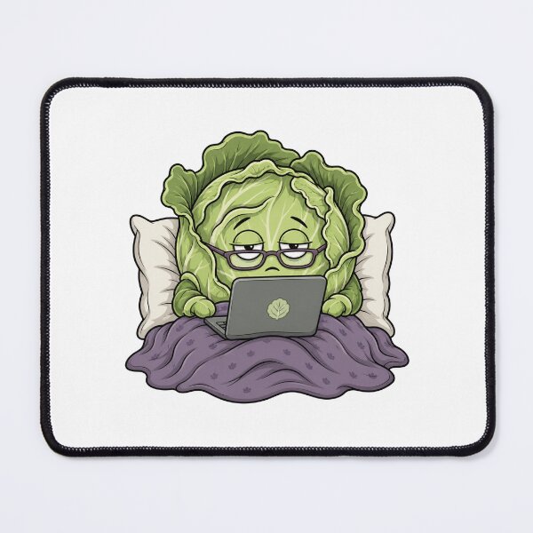 Item preview, Working From Bed Cabbage designed and sold by GoverArt.