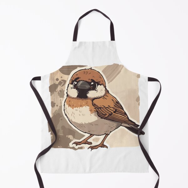 Item preview, Cute Sparrow Sticker | Kawaii Sparrow Bird Illustration | Adorable Songbird Art designed and sold by dreamz-world.