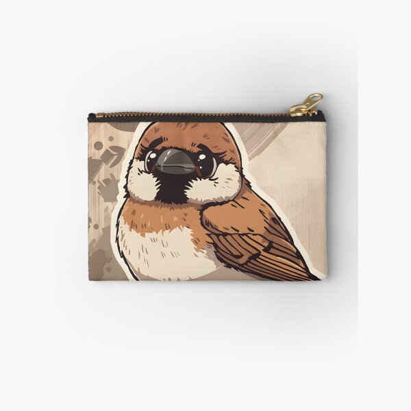 Item preview, Cute Sparrow Sticker | Kawaii Sparrow Bird Illustration | Adorable Songbird Art designed and sold by dreamz-world.