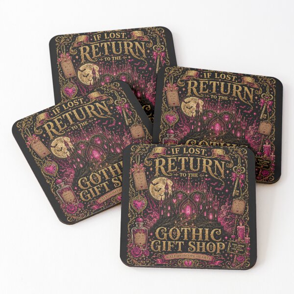 Item preview, If Lost, Return to the Gothic Book Shop designed and sold by Creator Maria De Jesus Chapa-Berry.