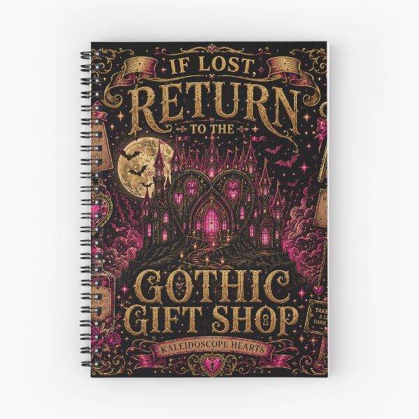Item preview, If Lost, Return to the Gothic Book Shop designed and sold by Creator Maria De Jesus Chapa-Berry.