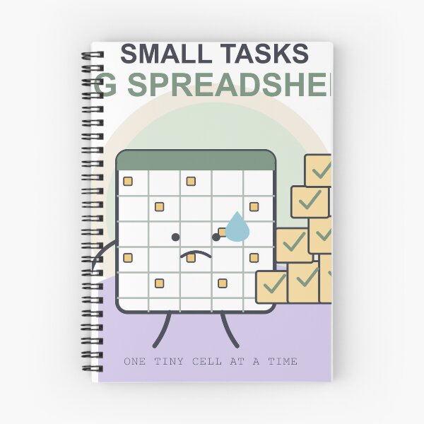 Item preview, Small Tasks, Big Spreadsheet – Cute Office Work Humor designed and sold by FlamoArt.