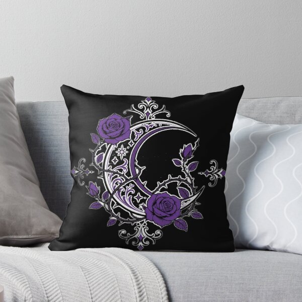 Item preview, Gothic Purple Rose Crescent Moon designed and sold by kayodeDesign.