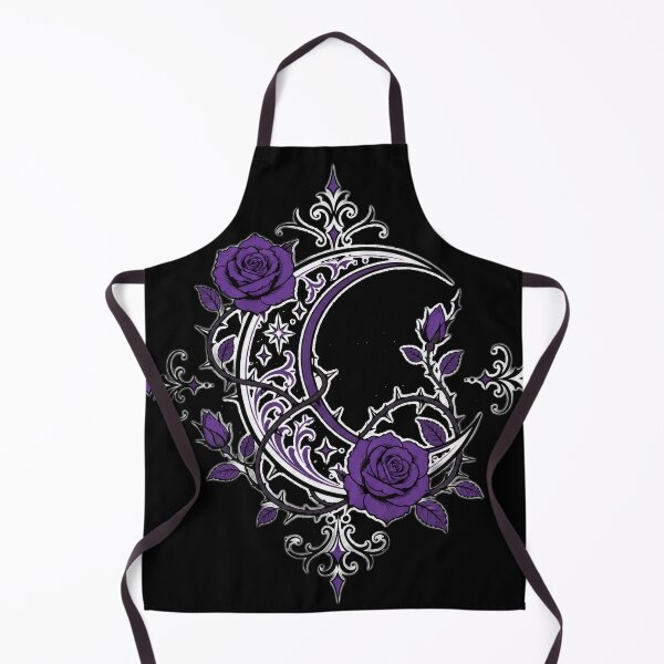 Item preview, Gothic Purple Rose Crescent Moon designed and sold by kayodeDesign.