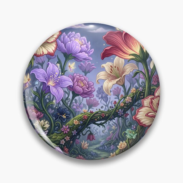 Item preview,  Fantasy Flower Forest Pattern designed and sold by ASTRAL ART LAB.