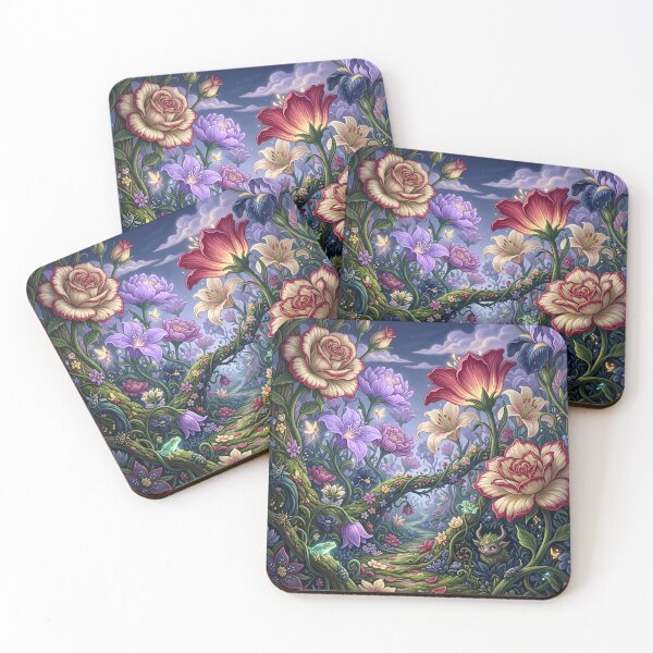 Item preview,  Fantasy Flower Forest Pattern designed and sold by ASTRAL ART LAB.
