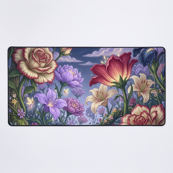 Item preview, Fantasy Flower Forest Pattern designed and sold by ASTRAL ART LAB.
