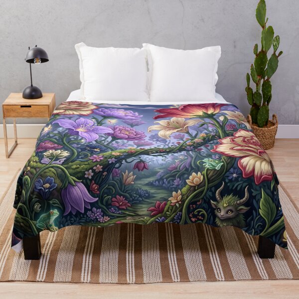 Item preview,  Fantasy Flower Forest Pattern designed and sold by ASTRAL ART LAB.