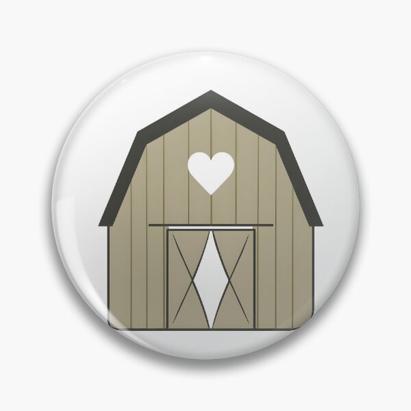 Item preview, Rustic Farmhouse Barn Heart Illustration designed and sold by VINTOR-.