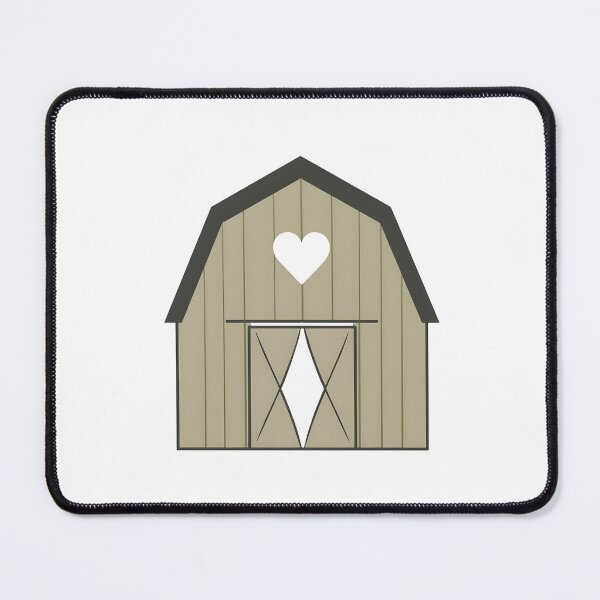 Item preview, Rustic Farmhouse Barn Heart Illustration designed and sold by VINTOR-.