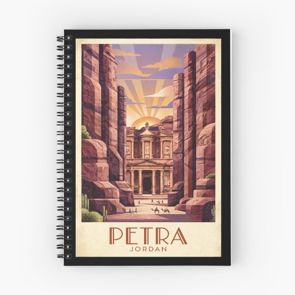 Item preview, Petra Desert Heritage Poster | The Rose City of Jordan | Jordan Wall Art designed and sold by GnuArt.