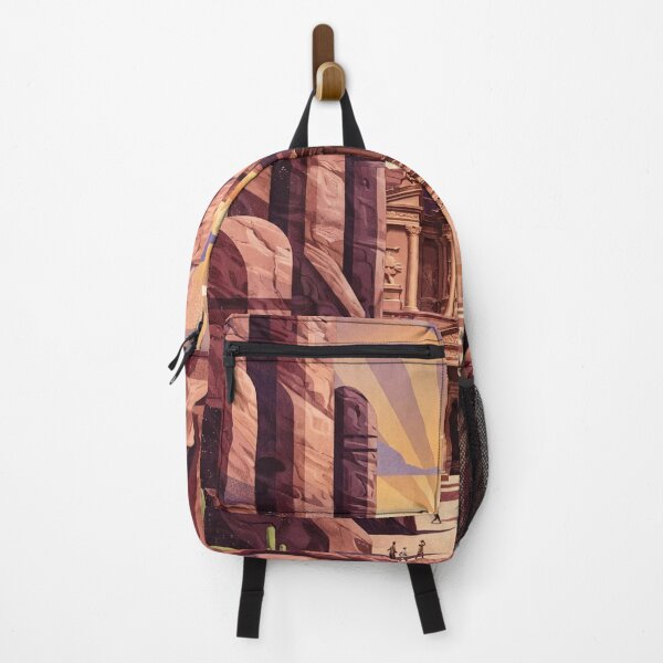 Item preview, Petra Desert Heritage Poster | The Rose City of Jordan | Jordan Wall Art designed and sold by GnuArt.