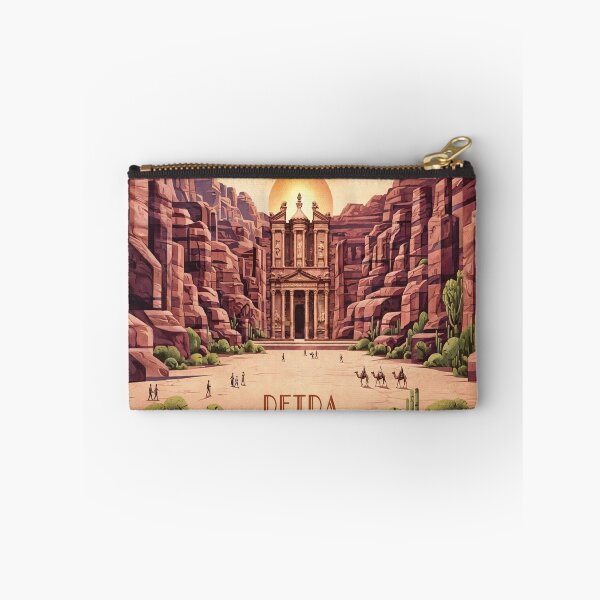 Item preview, Petra Desert Heritage Poster | The Rose City of Jordan | Jordan Wall Art designed and sold by GnuArt.
