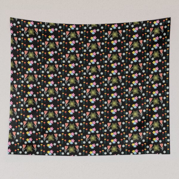 Item preview, Colorful Retro Meadow Flowers Seamless Pattern. designed and sold by Jyoti-Quotes.