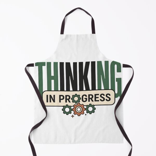 Item preview, Thinking In Progress Funny Introvert Shirt, Overthinking Humor Tee, ADHD Gift, Mental Processing Quote, Minimal Typography Design designed and sold by softmind studio.