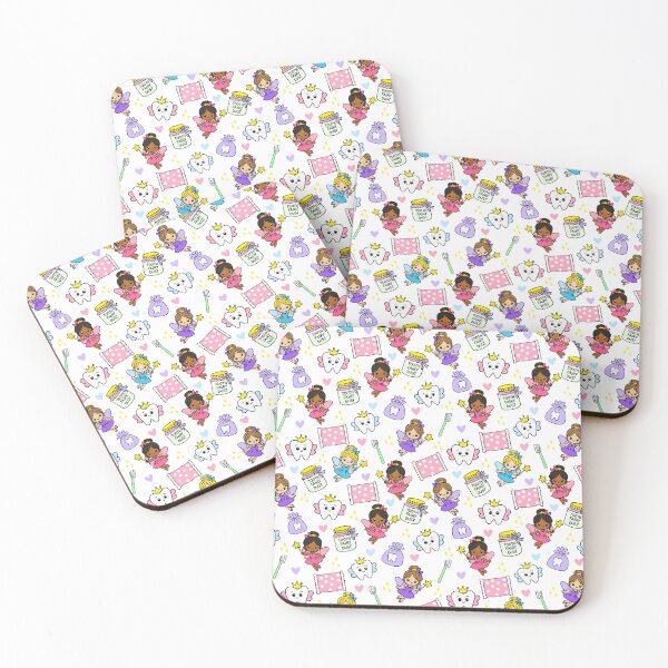 Item preview, Tooth Fairy Pattern Cute Fairies and Teeth designed and sold by CI Creative Design LLC.