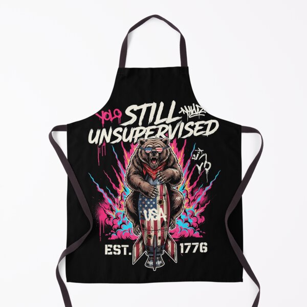 Item preview, Still Unsupervised NYC Unstoppable Bear Rocket Tee v1 designed and sold by DarylWelsh2024.