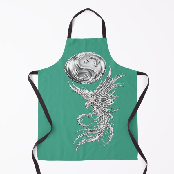 Item preview, The Perfect Union of Opposites: Phoenix Yin Yang - Mythical Bird designed and sold by RAYBIL.