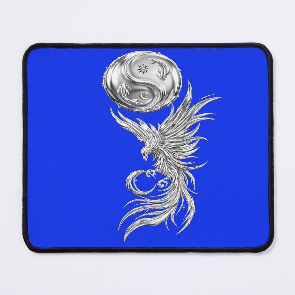 Item preview, The Perfect Union of Opposites: Phoenix Yin Yang - Mythical Bird designed and sold by RAYBIL.