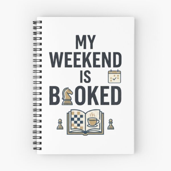 Item preview, My Weekend Is Booked Chess Design | Funny Chess Player Gift | Weekend Chess Lover T-Shirt | Chess Club Graphic Tee designed and sold by KnightVibe.