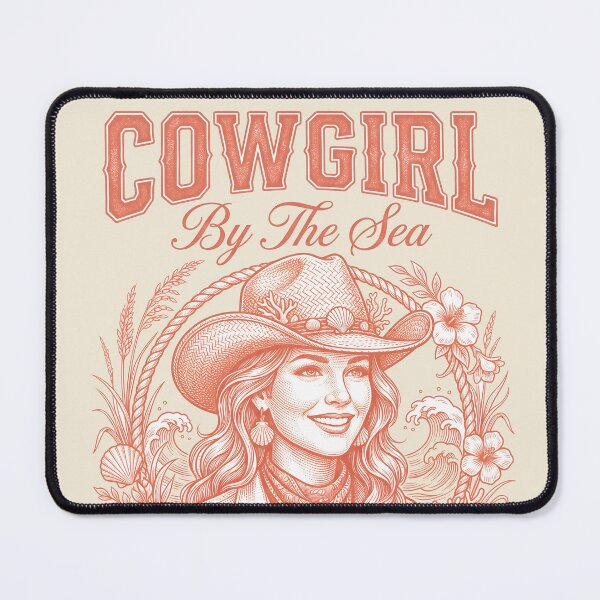 Item preview, Cowgirl by the Sea – Coastal Cowgirl Design designed and sold by Sea Gem.