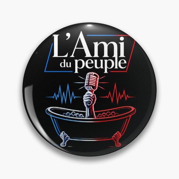 Item preview, L'Ami du peuple Cyberpunk Marat Independent Media designed and sold by MeaningIsUse.