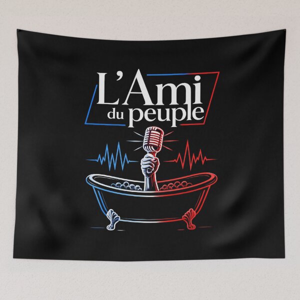 Item preview, L'Ami du peuple Cyberpunk Marat Independent Media designed and sold by MeaningIsUse.