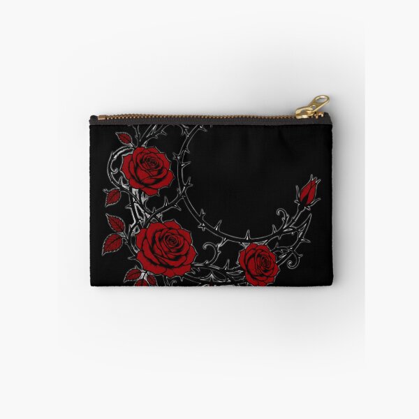 Item preview, Gothic Red Rose Crescent Moon designed and sold by kayodeDesign.