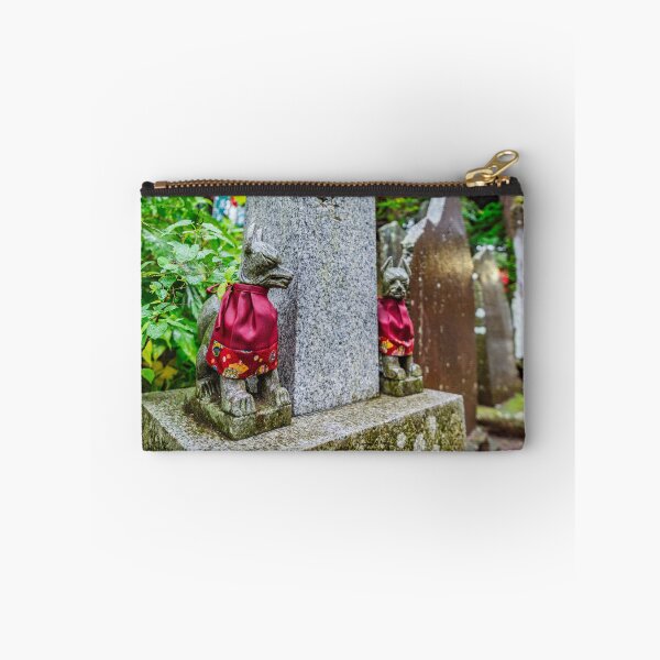Item preview, Stone Inari Fox at Osugi-jinja Shrine in Ibaraki, Japan designed and sold by Pix4Japan.
