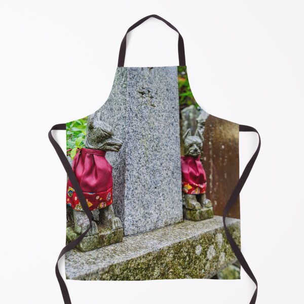 Item preview, Stone Inari Fox at Osugi-jinja Shrine in Ibaraki, Japan designed and sold by Pix4Japan.