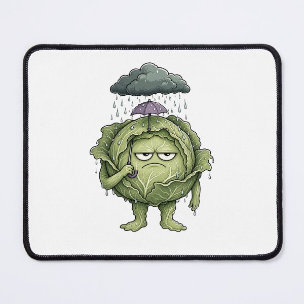 Item preview, Tiny Umbrella Rain Cloud Cabbage designed and sold by GoverArt.