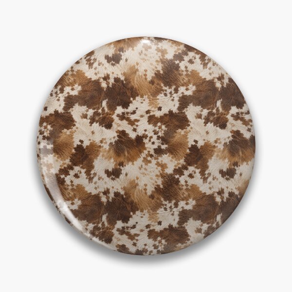 Item preview, Brown and Cream Longhorn Cowhide Pattern designed and sold by Tammy Marie Russell.