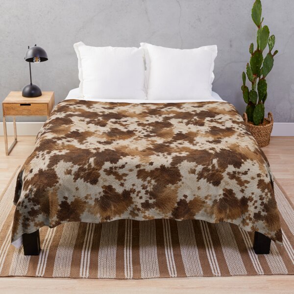 Item preview, Brown and Cream Longhorn Cowhide Pattern designed and sold by Tammy Marie Russell.