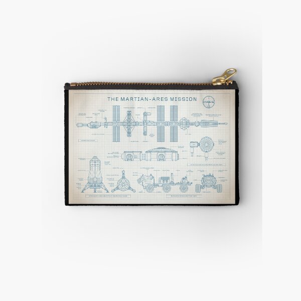Item preview, The Martian - Ares Mission (Light Blue Ivory Blueprint) designed and sold by BGALAXY.