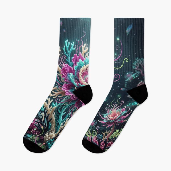 Aperçu de l'œuvre Coral Bloom Pattern créée et vendue par ASTRAL ART LAB.