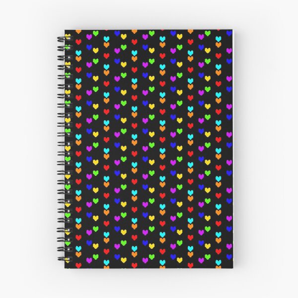 Item preview, Pixel rainbow hearts designed and sold by Bavearts.