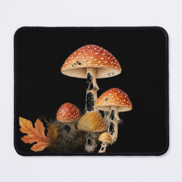Item preview, Autumn Toadstool Mushroom Cluster designed and sold by kayodeDesign.