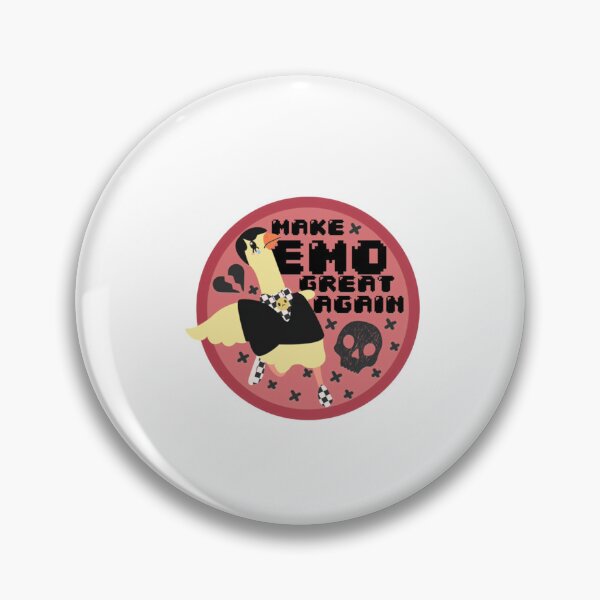 Item preview, Make Emo Great Again Badge designed and sold by KhayalSaezo.